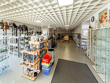 Ansicht des Ladeninneren.