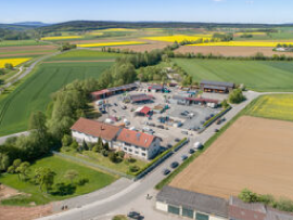 Luftaufnahme des Wertstoffzentrums.